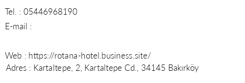 Rotana Hotel telefon numaralar, faks, e-mail, posta adresi ve iletiim bilgileri